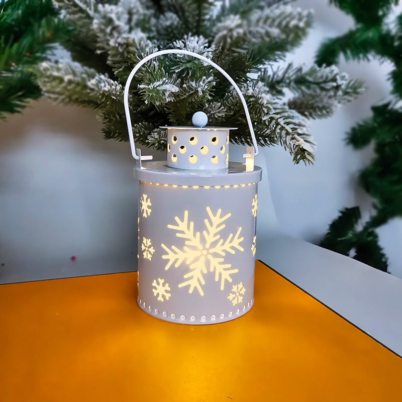Cozy Nordic Christmas LED Lantern Candle Light