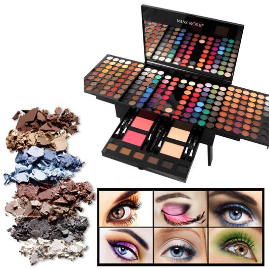 Piano Glam 180-Color Eye & Blush Makeup Palette Set
