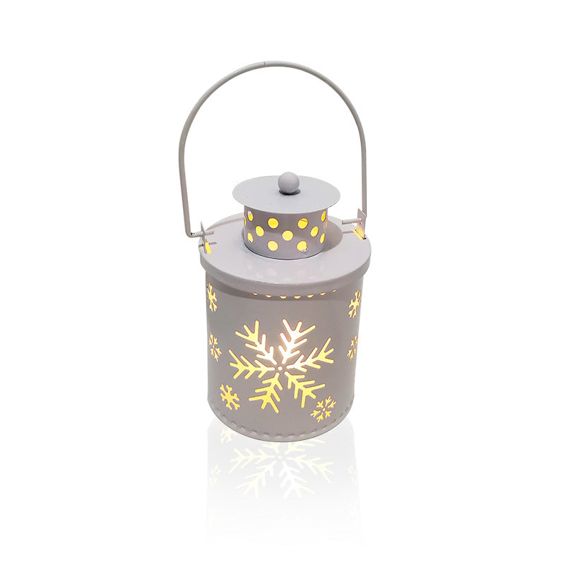 Cozy Nordic Christmas LED Lantern Candle Light