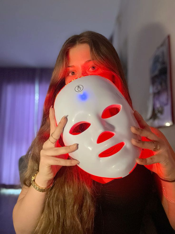 BaskBelle LumiGlow LED Light Therapy Face Mask